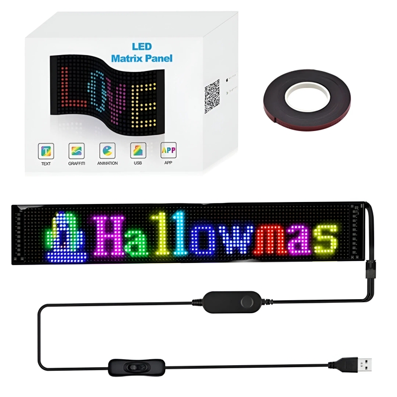 LED Matrix Panel for Car | Smart App Controlled LED Display