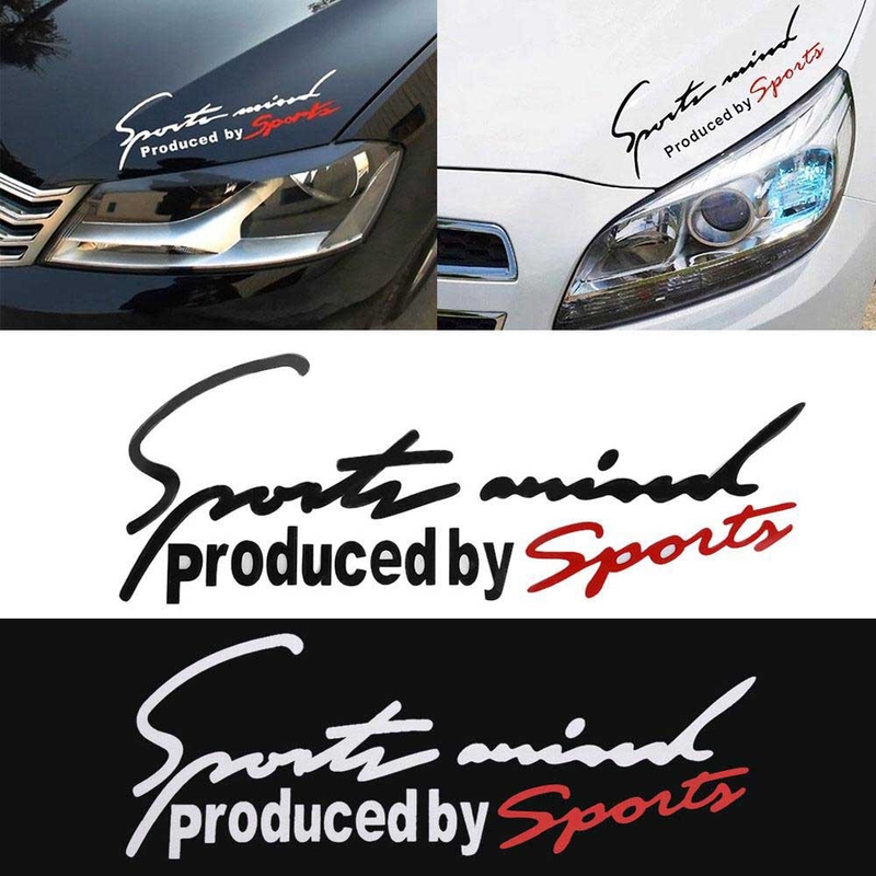 Car Bonnet Sticker Sports Design Waterproof Decal