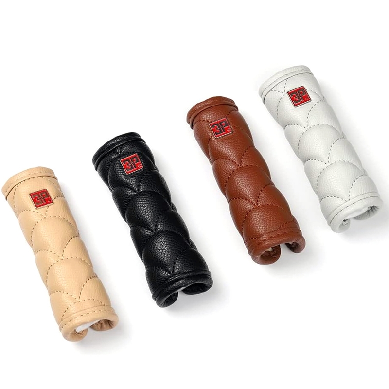 Car Hand Brake Cover Fiber leather Cover Protective Sleeve Parking Brake Case view 3