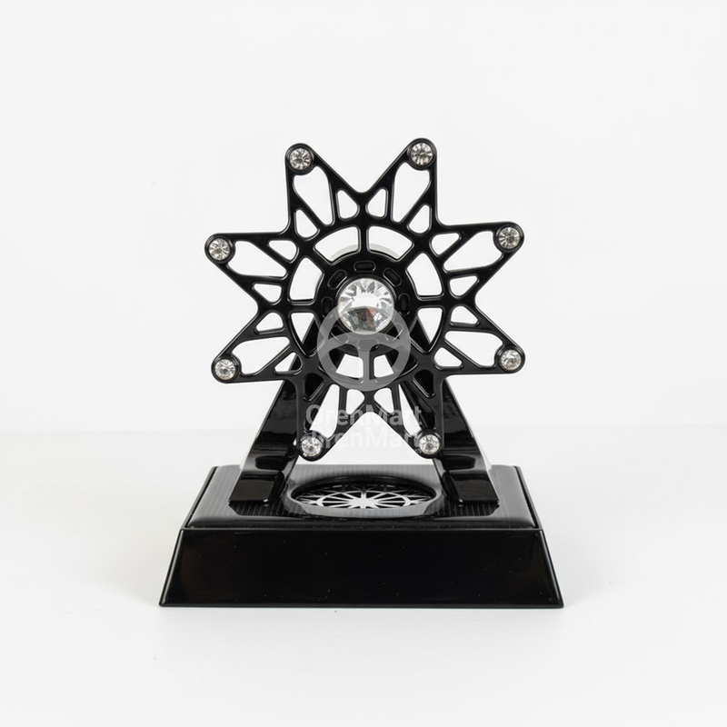 Car Dashboard Showpiece – Solar Powered Rotating Car Air Freshener Seat Aroma Therapy view 4