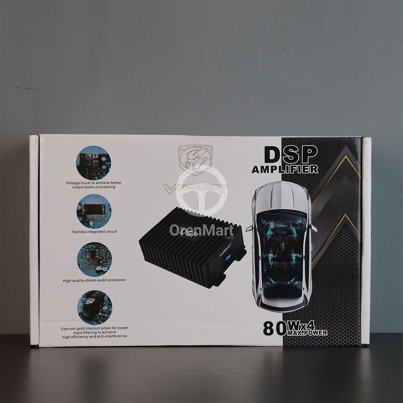 Viper DSP Car Audio Amplifier – 4 Channel Sound Processor (80W × 4 Max ...