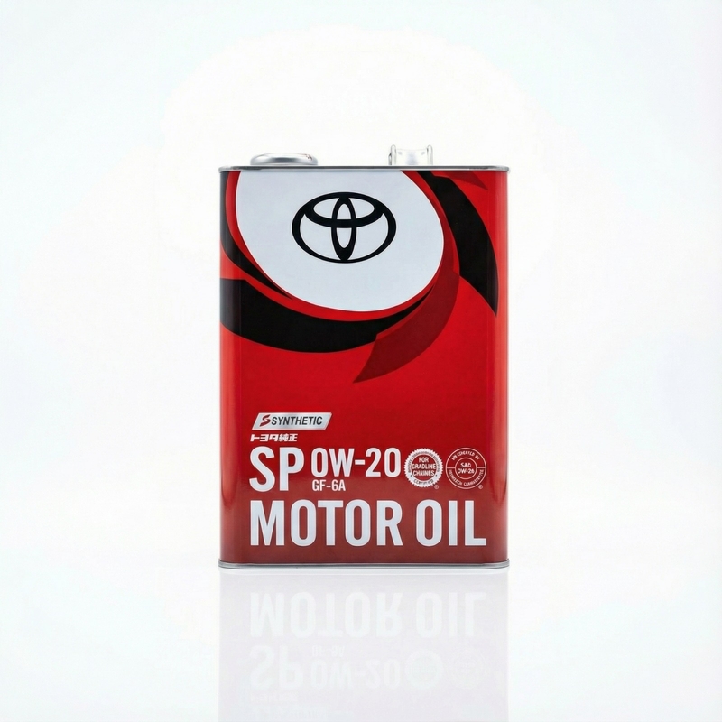 Toyota Genuine 0W-20 Engine Oil – SP GF-6A, Fully Synthetic, 4L