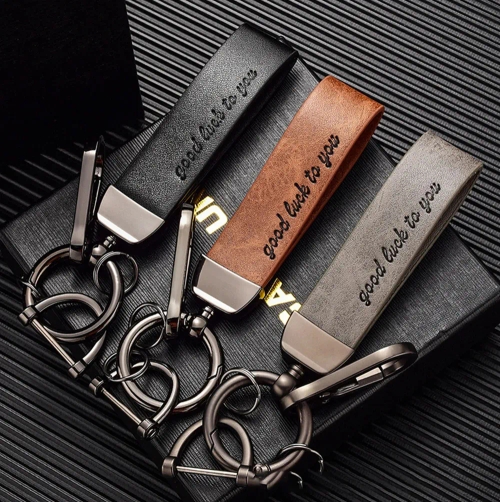 Leather Key Ring, High-Quality and Stylish For Car And Bike