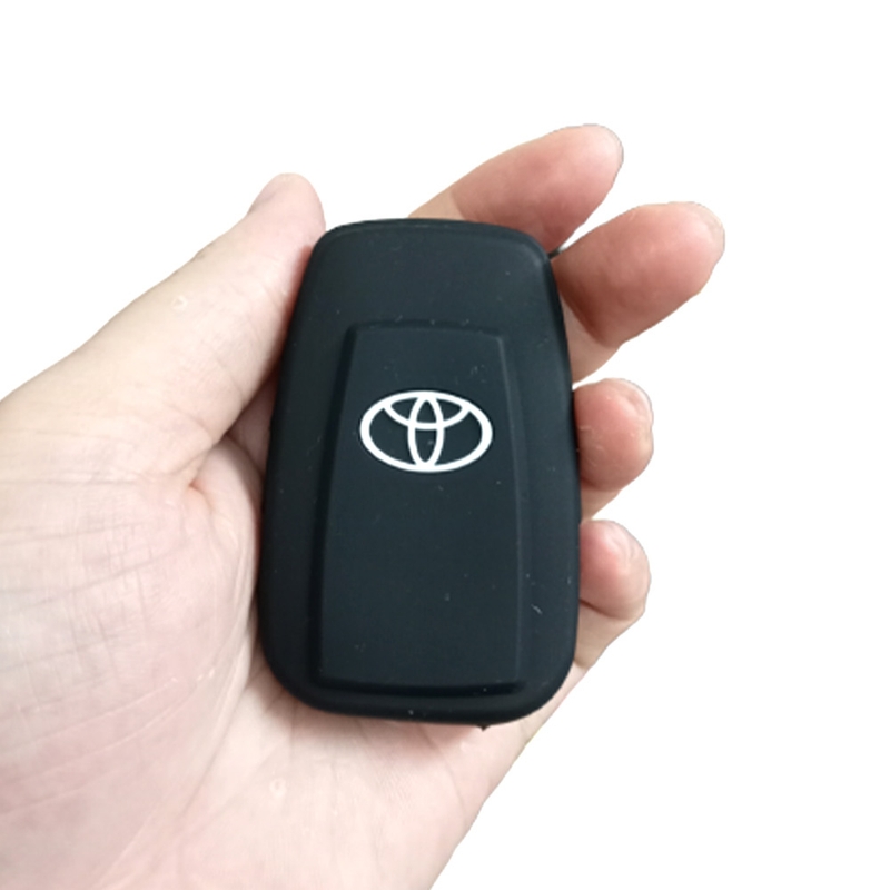 Coque Clé Voiture Cuir Happyit Pour Toyota C-HR Prius - Protection 2 Boutons