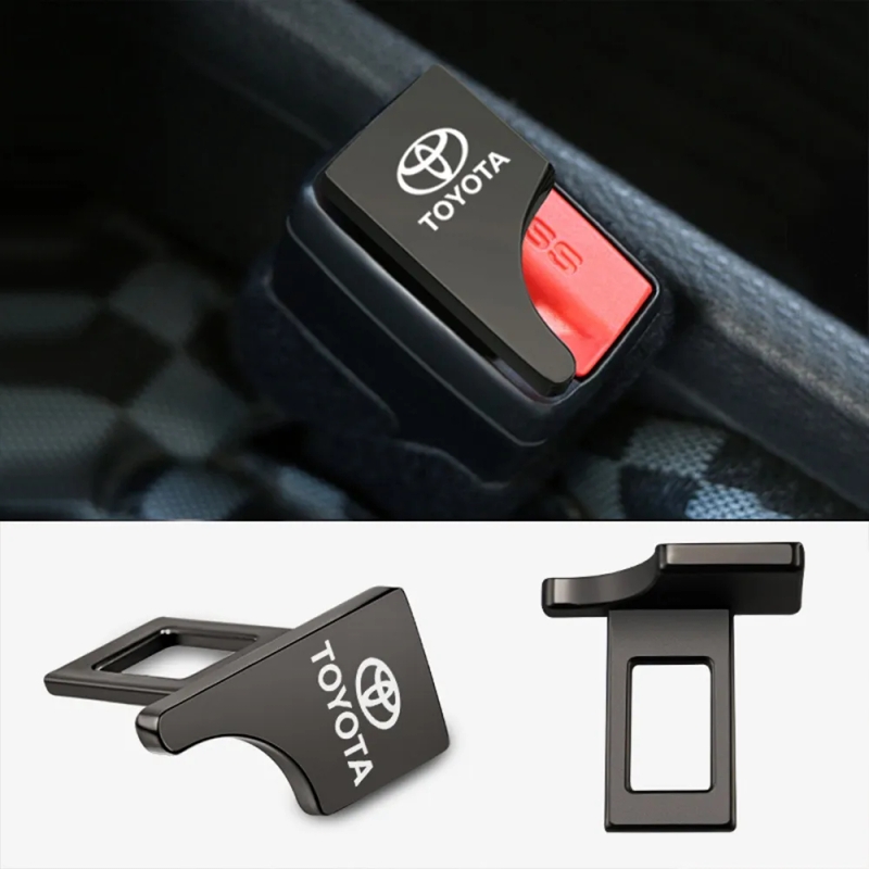 Car Metal Seat Belt Clip with Car Logo view 6