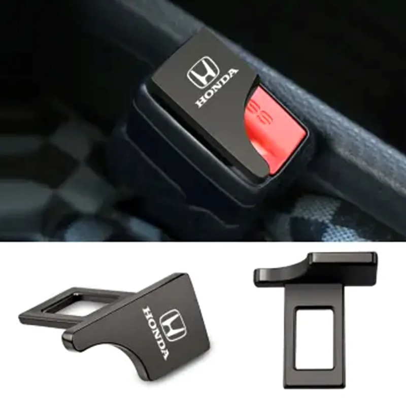 Car Metal Seat Belt Clip with Car Logo view 3