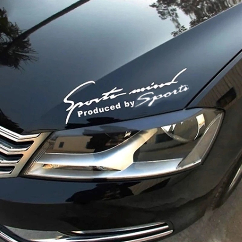 Car Bonnet Sticker Sports Design Waterproof Decal