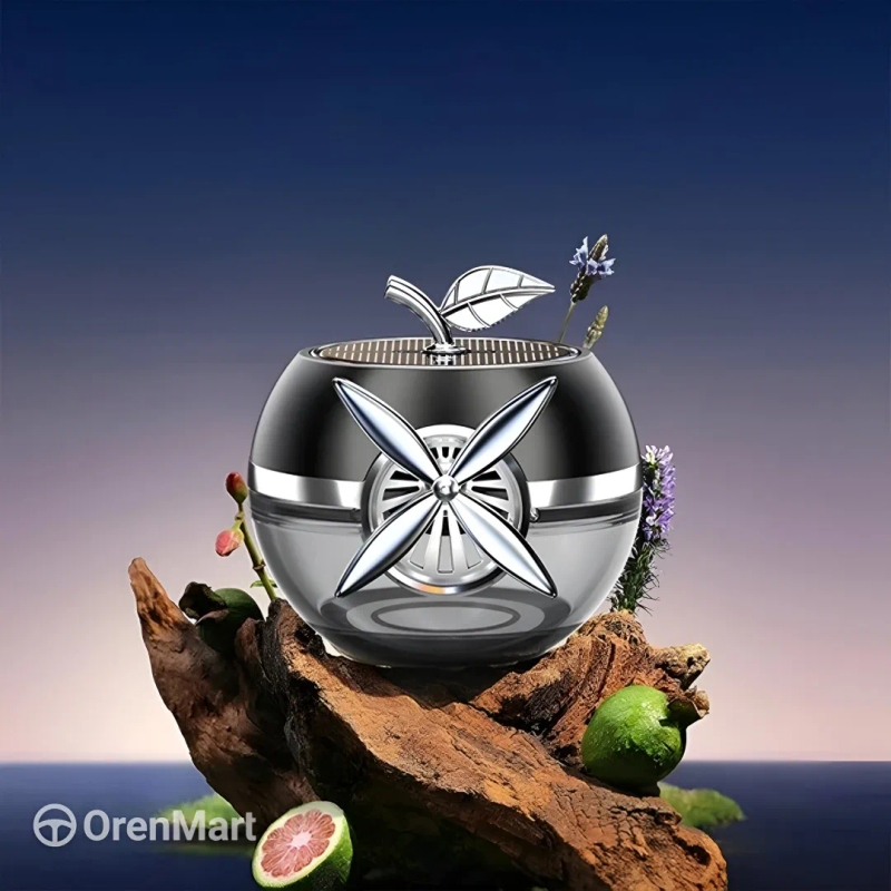 Premium Solar Powered Apple Car Perfume view 4