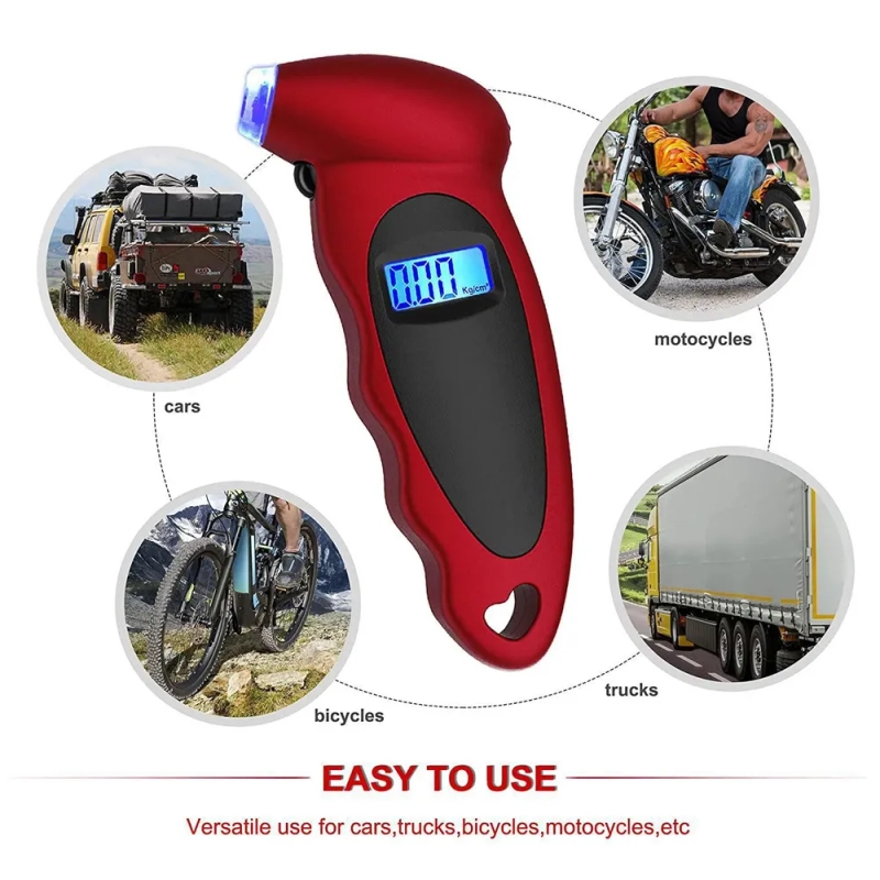 Car Tyre Air Pressure Gauge Meter | Accurate Tire Pressure Monitor for ...