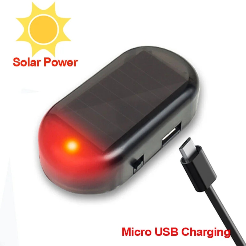 Car Security Flashing LED Light with USB Charging – Automatic Blinking ...