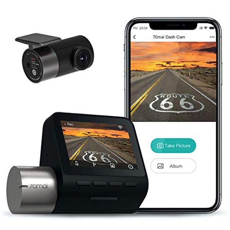 70mai Dash Camera A510 – Sony STARVIS 2 Lens, Dual Channel