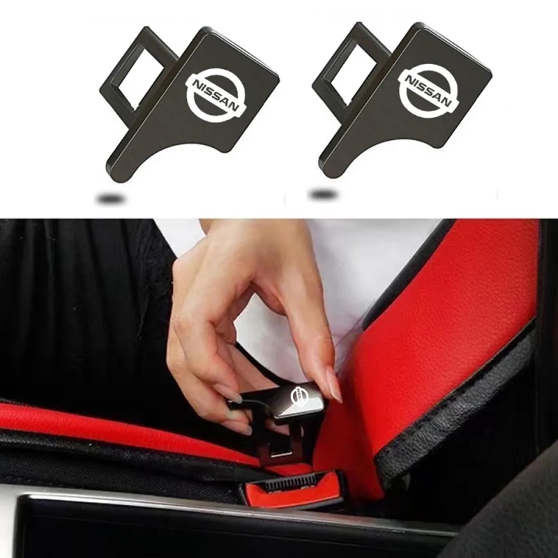 Car Metal Seat Belt Clip with Car Logo view 5