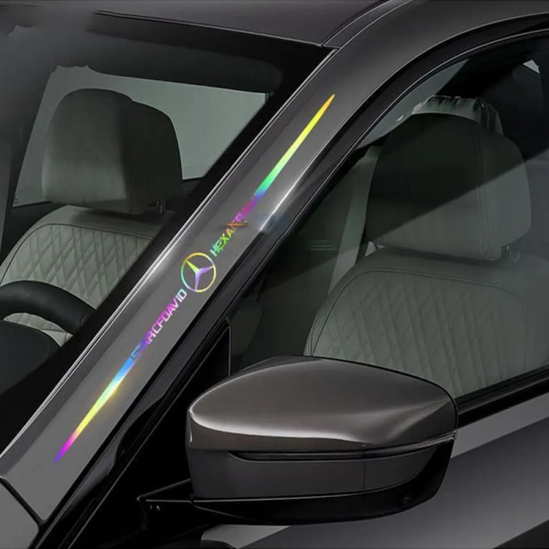 Insight Car Sticker Car Body Laser Reflective Colorful Stickers | Durable, Waterproof, and ...