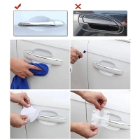 Car Door Handle Scratch Protector 4-Piece Set view 6