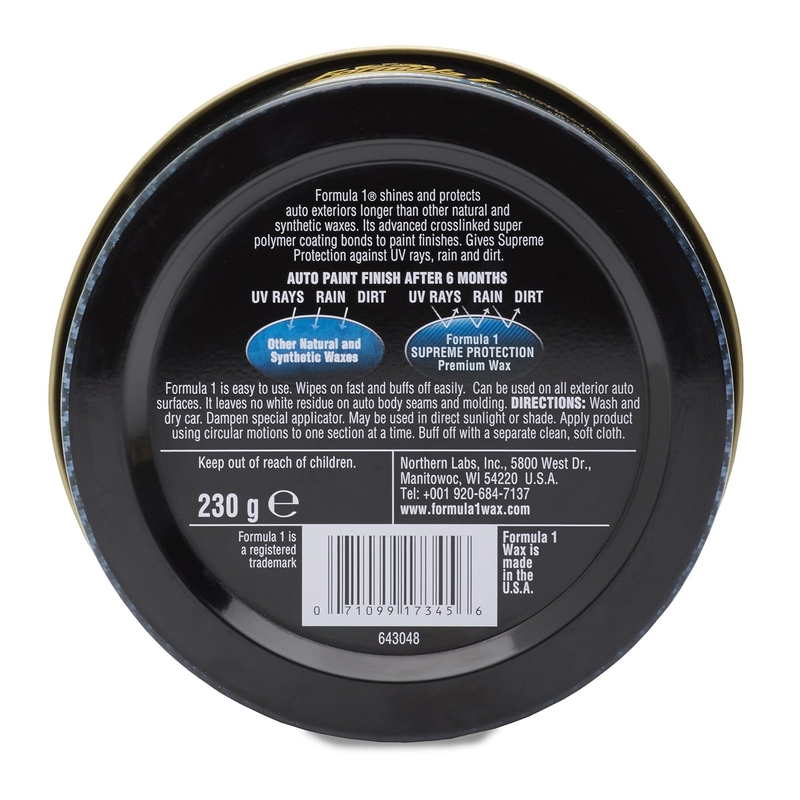 Formula 1 Paste wax Car Premium Polish for Exterior (230gm) view 3