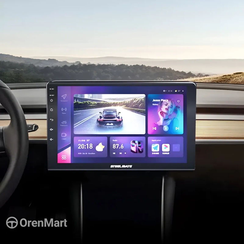 Steelmate Car Android Player – Superior Display, 2GB RAM, and 32GB ROM