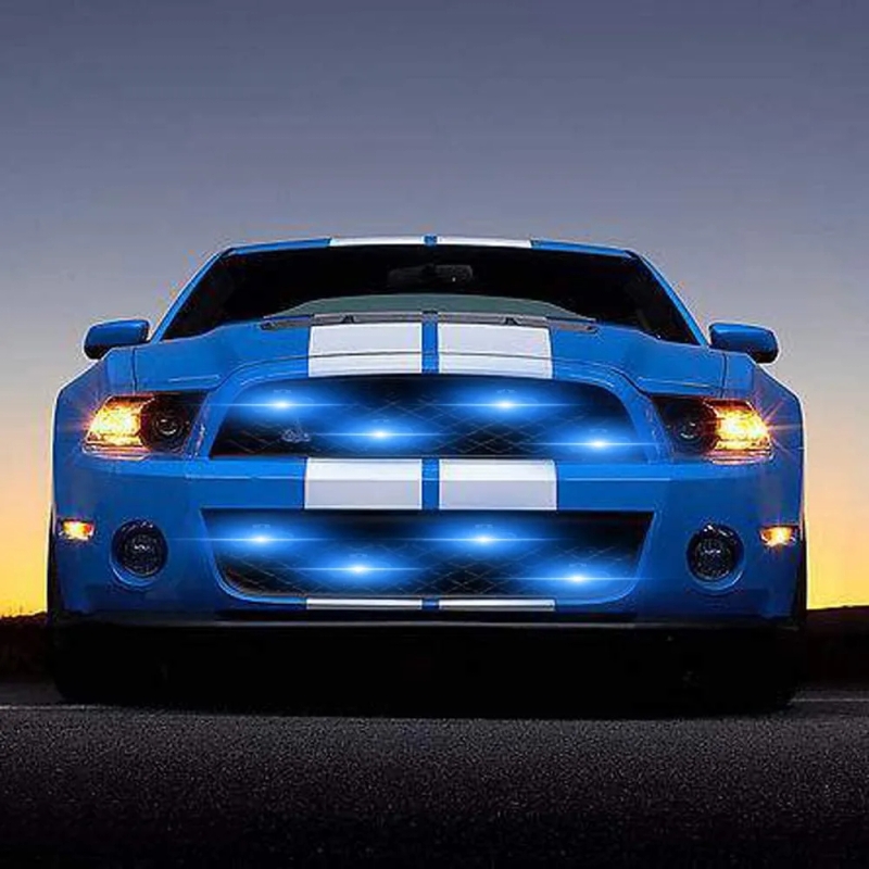 Car LED Strobe Light Wireless Remote Control Strobe grill Light 8 x ...