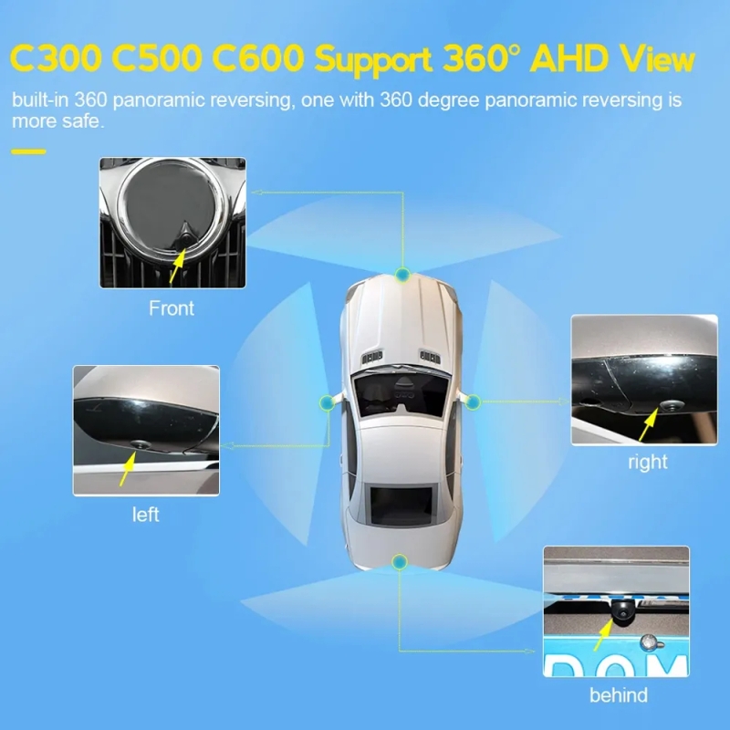 MI Ecosystem 360 Degree Car Camera 1080P | 4 Channel Surround View ...