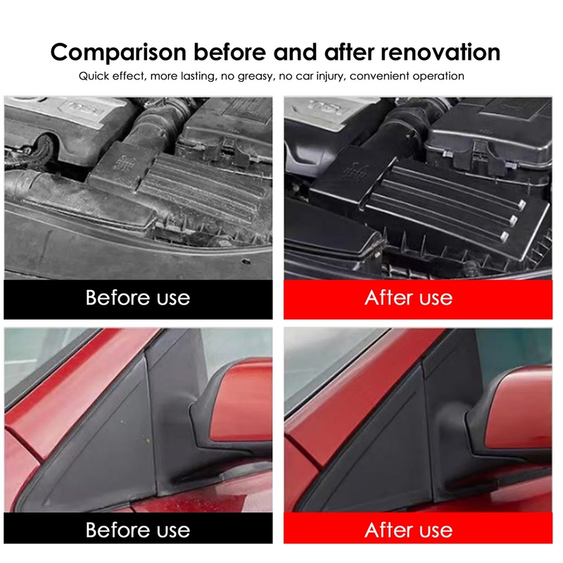 Plastic Coating and Restorer - X9 Long-lasting Plastic Restorer for Car view 4