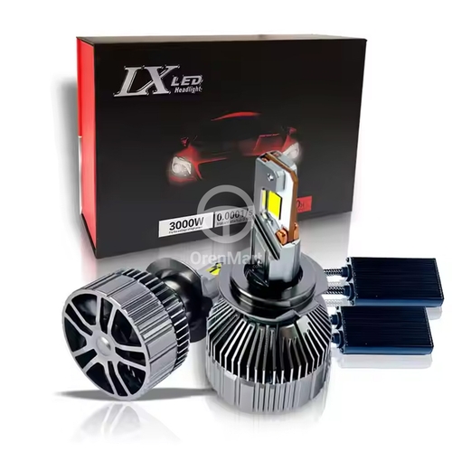LX LED Headlight 3000W – High Power 2-Color A10S H4 Bulb | 600% ...