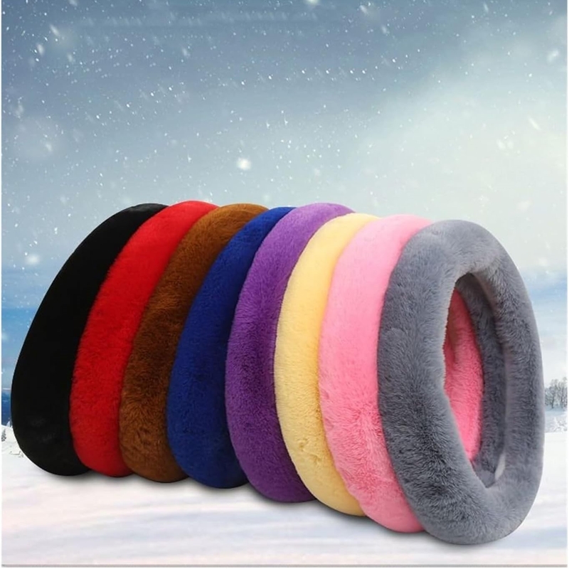 Steering Rack Wool Warm Wool Steering Wheel Cover – Fluffy, Soft, Cozy & Perfect for ...