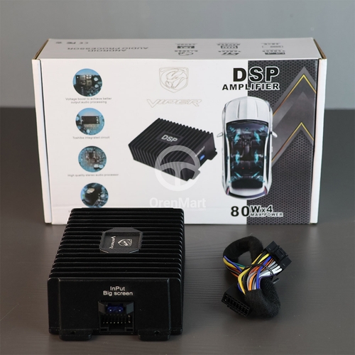 Viper DSP Car Audio Amplifier – 4 Channel Sound Processor (80W × 4 Max ...