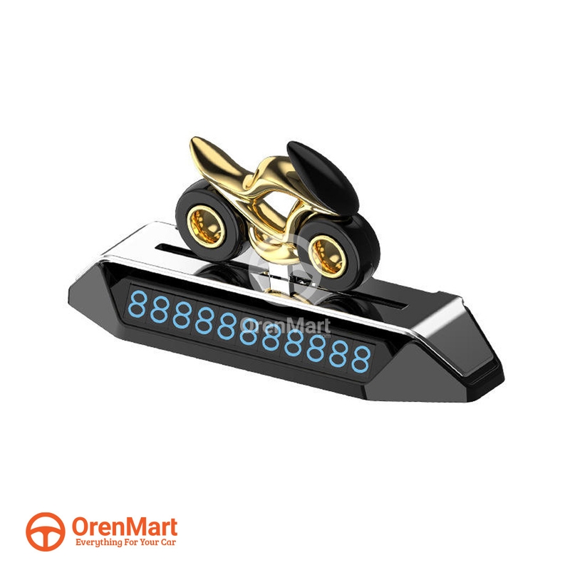 Car Parking Number Plate Showpiece – Vehicle Air Freshener & Center Console Aroma Fragment view 4