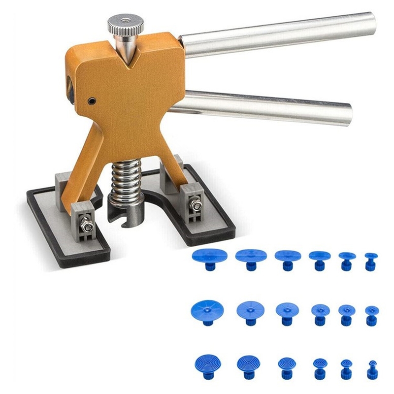 Yellow Jacket 56-PC Dent Repair Kit - Paintless Dent Removal Tools With Bridge Puller & Glue Gun