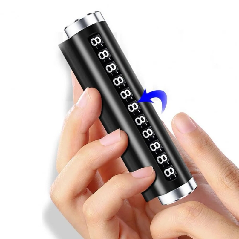 Metal Car Parking Number Card - Roller Type Set Any Number view 3