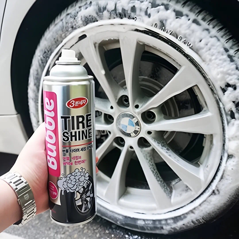 Carex Bubble Tire Shine for a Glossy & Clean Look | Tire Cleaner view 3