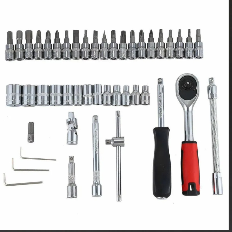 Car Ripering Tools Car Repair Combination 46-Piece Set – Complete Car Repair Tool Kit for ...