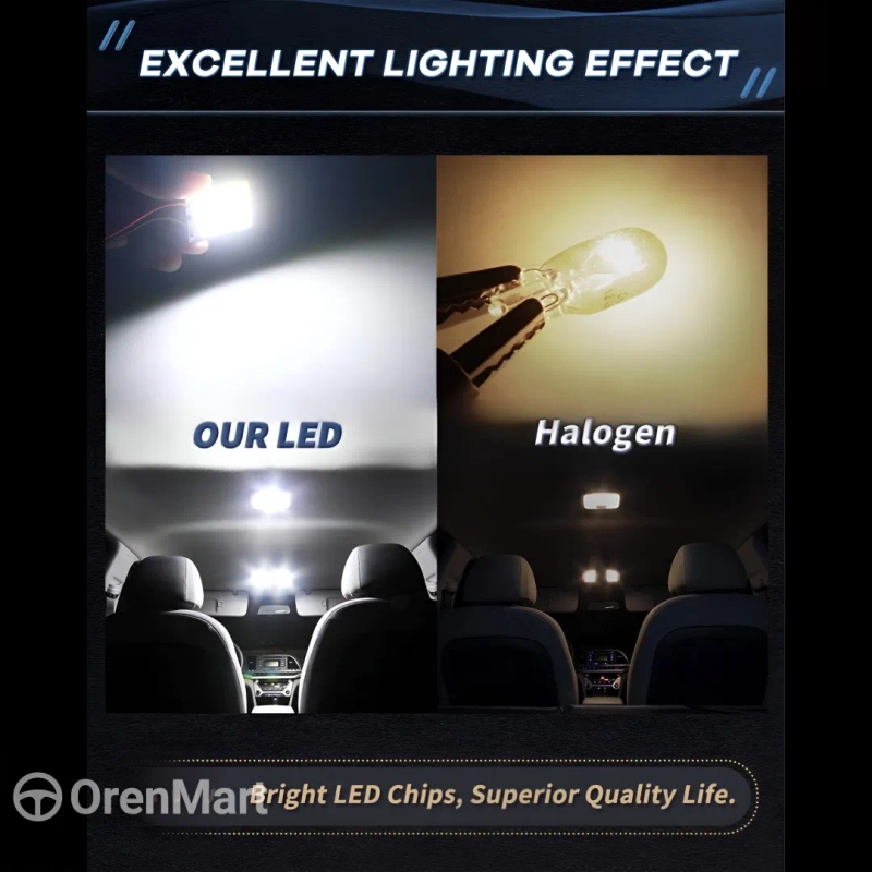 Super Bright LED Dome Lamp 12V for Car Interiors – Sleek Light Panel Design view 5