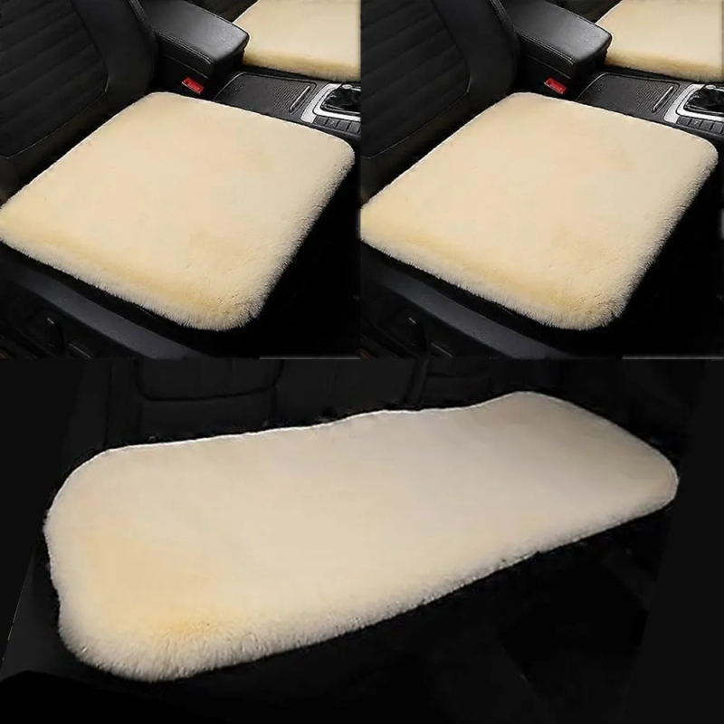 Car Seat Cushion Wool – Comfortable and Warm Seat Pad for Long Drives