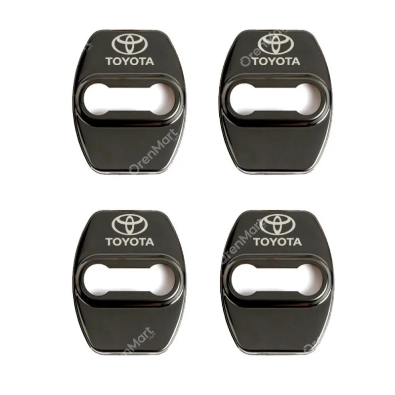4Pc Universal Car Door Lock Protective Cover Anti Rust Cushion Decor